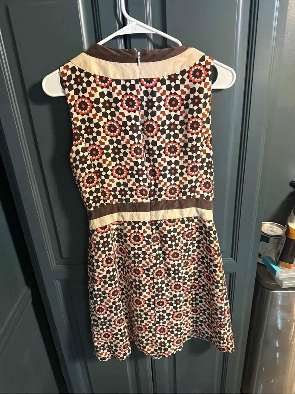 Tory Burch  patterned dress -fall colors sz 6 women